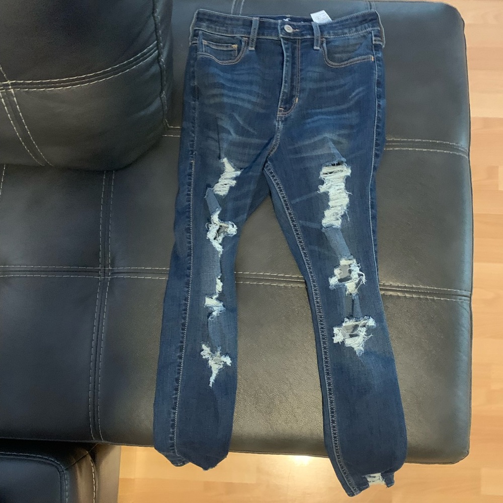 Dark blue hollister jeans